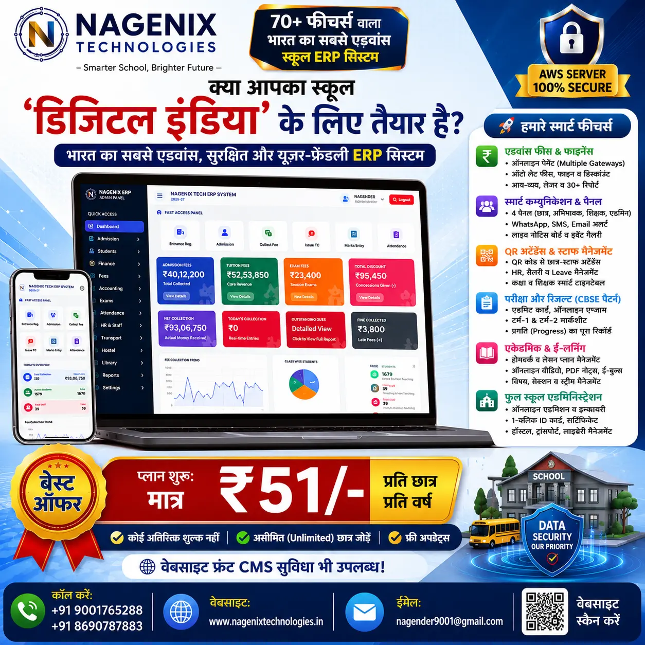 Nagenix Tech Project Interface